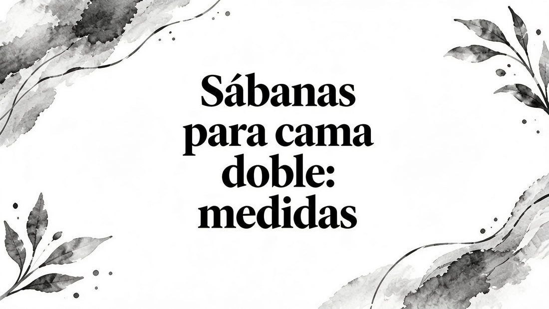 Double bed size bed sheet: medidas
