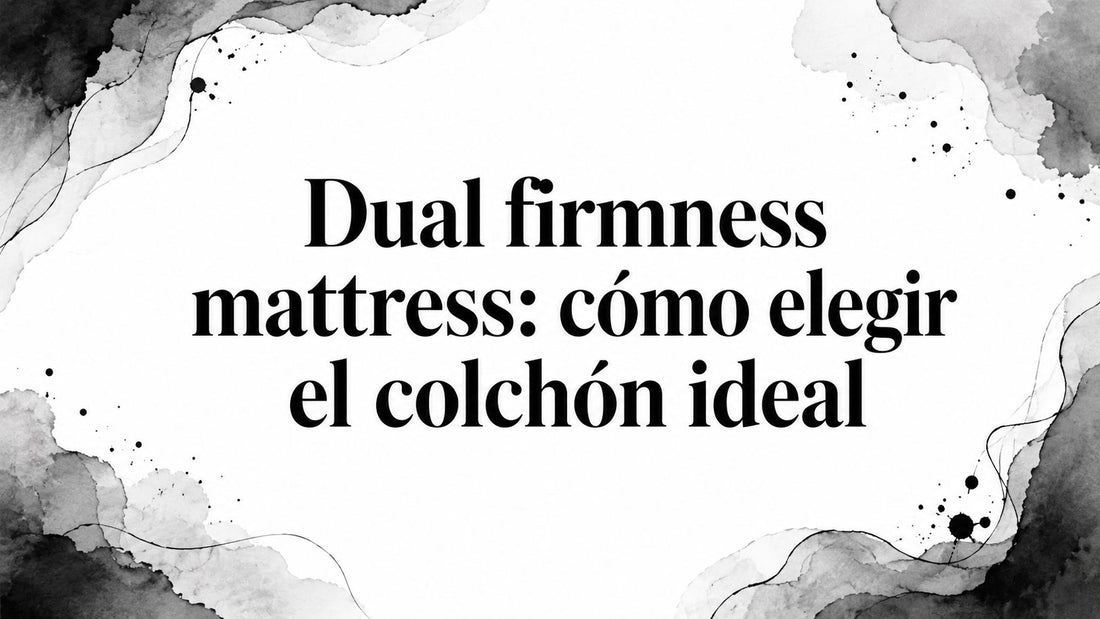 Dual firmness mattress: cómo elegir el colchón ideal