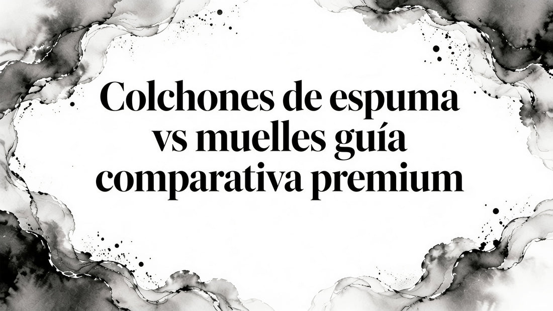Foam vs coil mattresses guía comparativa premium