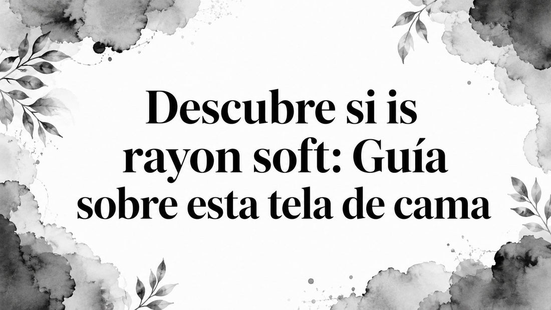 Descubre si is rayon soft: Guía sobre esta tela de cama
