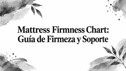 Mattress Firmness Chart: Guía de Firmeza y Soporte