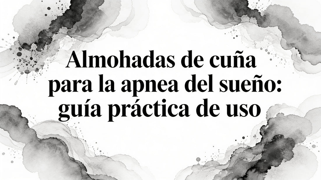 Pillow wedges for sleep apnea: guía práctica de uso