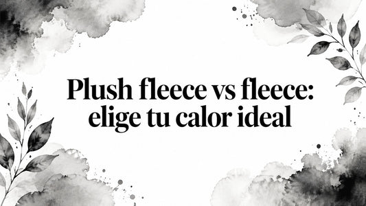 Plush fleece vs fleece: elige tu calor ideal
