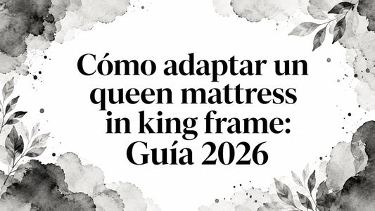 Cómo adaptar un queen mattress in king frame: Guía 2026