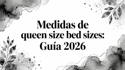 Medidas de queen size bed sizes: Guía 2026
