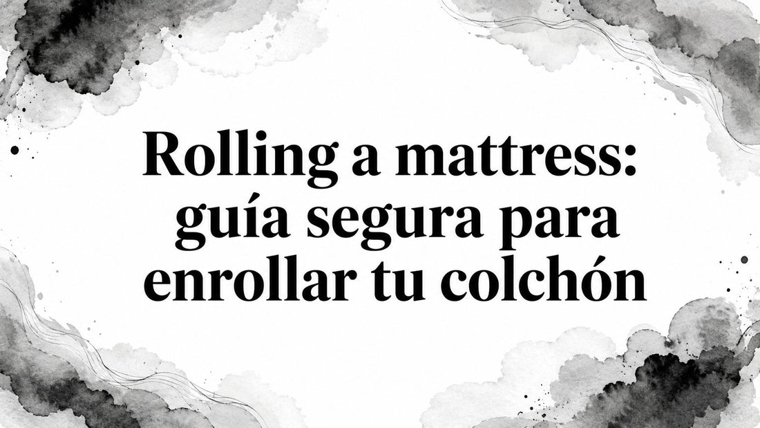 Rolling a mattress: guía segura para enrollar tu colchón