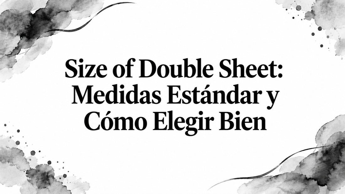 Size of Double Sheet: Medidas Estándar y Cómo Elegir Bien
