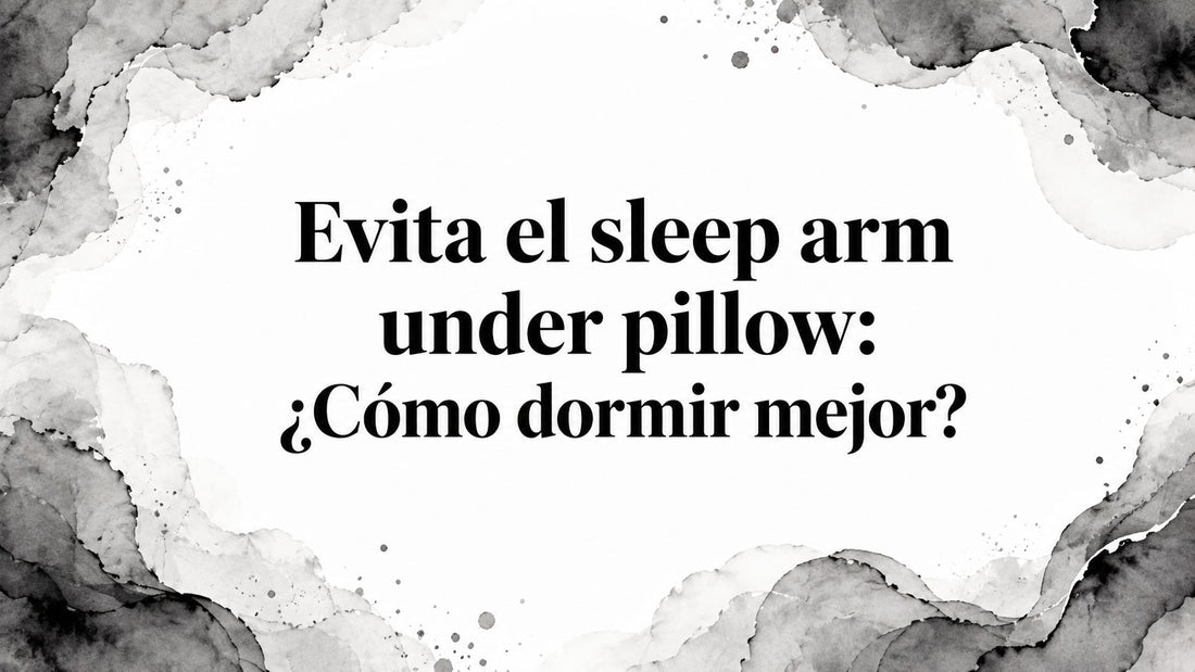 Evita el sleep arm under pillow: ¿Cómo dormir mejor?