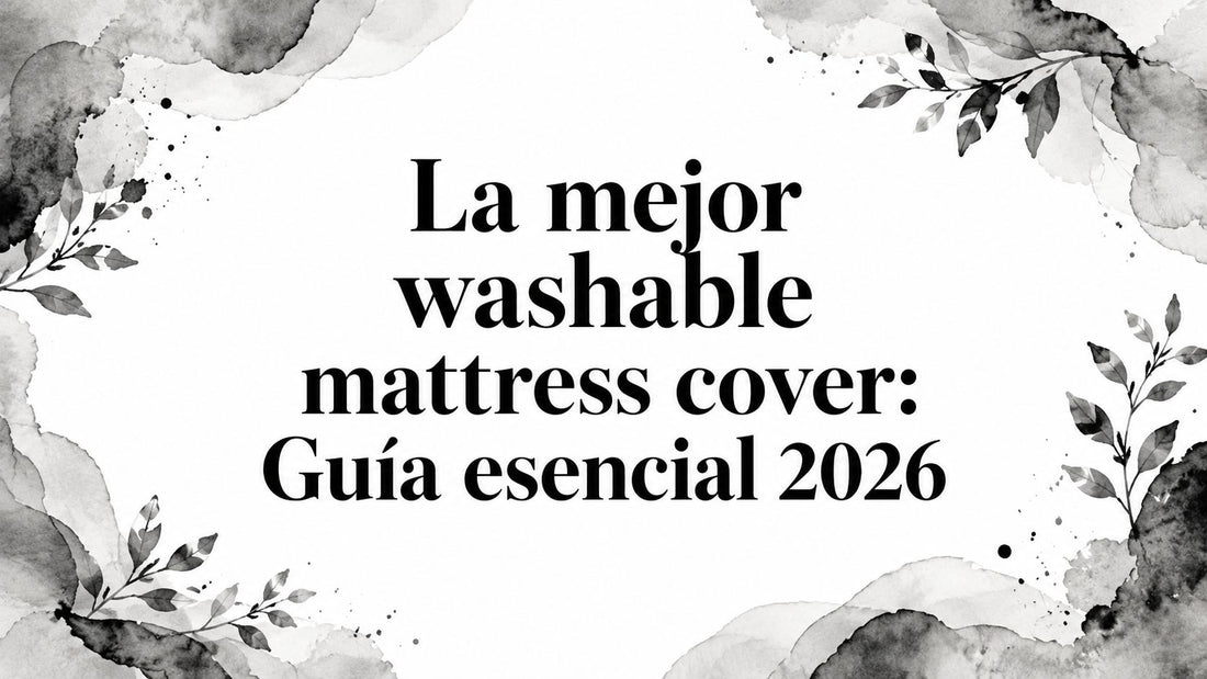 La mejor washable mattress cover: Guía esencial 2026