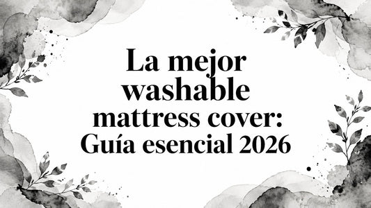 La mejor washable mattress cover: Guía esencial 2026