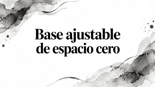 Zero clearance adjustable base